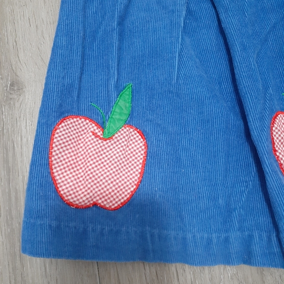 Apple Pinafore Dress size 3T - Picture 2 of 5